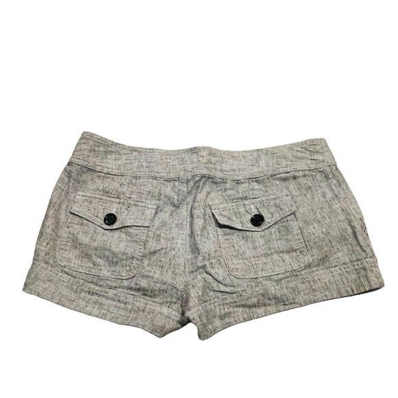 Express Gray Linen Sailor Shorts - Size 8 - Picture 8 of 16
